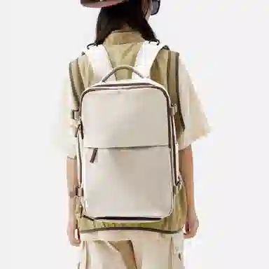 阿尔派妮 大容量学生百搭短途出差旅游行李多功能干湿分离独立鞋袋 织物 旅行包电脑包书包背包双肩包 男女同款情侣款 多色