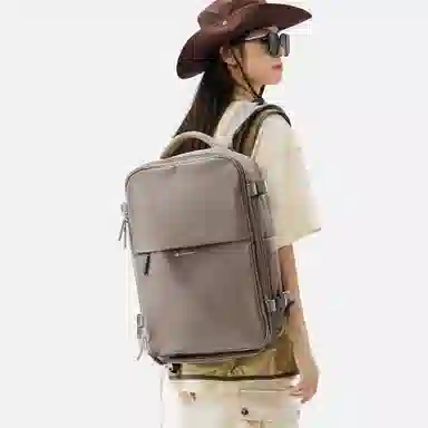 阿尔派妮 大容量学生百搭短途出差旅游行李多功能干湿分离独立鞋袋 织物 旅行包电脑包书包背包双肩包 男女同款情侣款 多色