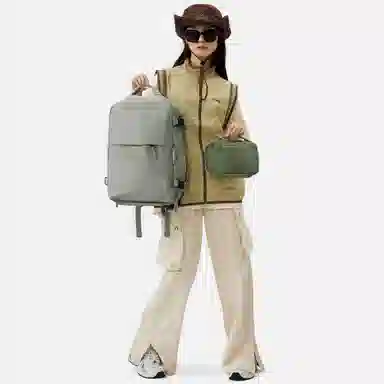 阿尔派妮 大容量学生百搭短途出差旅游行李多功能干湿分离独立鞋袋 织物 旅行包电脑包书包背包双肩包 男女同款情侣款 多色