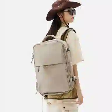 阿尔派妮 大容量学生百搭短途出差旅游行李多功能干湿分离独立鞋袋 织物 旅行包电脑包书包背包双肩包 男女同款情侣款 多色