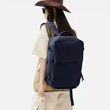 阿尔派妮 大容量学生百搭短途出差旅游行李多功能干湿分离独立鞋袋 织物 旅行包电脑包书包背包双肩包 男女同款情侣款 多色