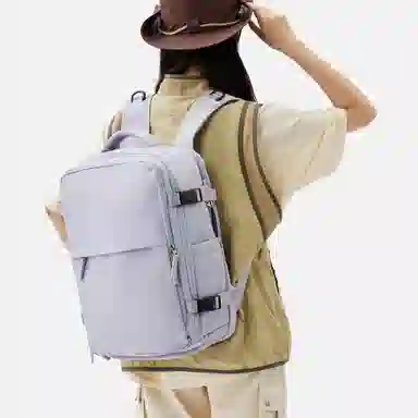 阿尔派妮 大容量学生百搭短途出差旅游行李多功能干湿分离独立鞋袋 织物 旅行包电脑包书包背包双肩包 男女同款情侣款 多色