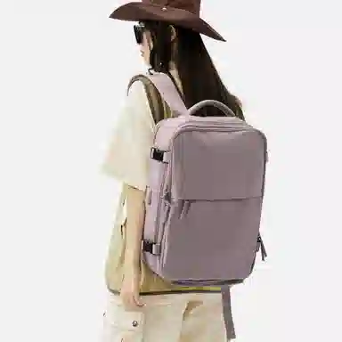 阿尔派妮 大容量学生百搭短途出差旅游行李多功能干湿分离独立鞋袋 织物 旅行包电脑包书包背包双肩包 男女同款情侣款 多色