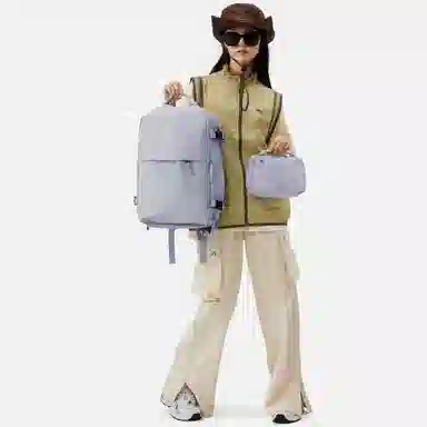 阿尔派妮 大容量学生百搭短途出差旅游行李多功能干湿分离独立鞋袋 织物 旅行包电脑包书包背包双肩包 男女同款情侣款 多色