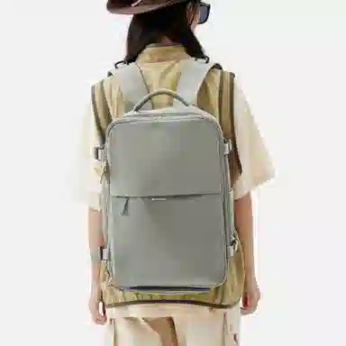 阿尔派妮 大容量学生百搭短途出差旅游行李多功能干湿分离独立鞋袋 织物 旅行包电脑包书包背包双肩包 男女同款情侣款 多色