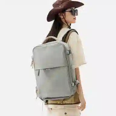 阿尔派妮 大容量学生百搭短途出差旅游行李多功能干湿分离独立鞋袋 织物 旅行包电脑包书包背包双肩包 男女同款情侣款 多色