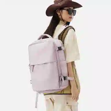 阿尔派妮 大容量学生百搭短途出差旅游行李多功能干湿分离独立鞋袋 织物 旅行包电脑包书包背包双肩包 男女同款情侣款 多色