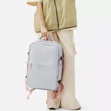 阿尔派妮 大容量学生百搭短途出差旅游行李多功能干湿分离独立鞋袋 织物 旅行包电脑包书包背包双肩包 男女同款情侣款 多色