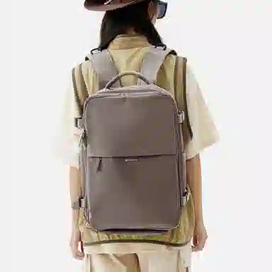 阿尔派妮 大容量学生百搭短途出差旅游行李多功能干湿分离独立鞋袋 织物 旅行包电脑包书包背包双肩包 男女同款情侣款 多色