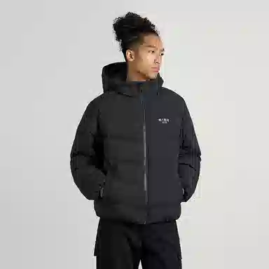 Huaren Youth Basic Logo Series Hoodie Tech Fleece Jacket