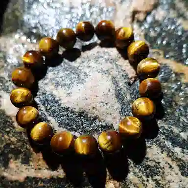 乃瑭 【甄选高品质】 八方来财招财纳福貔貅净化磁场多财多福好运上岸 百搭叠戴天然 虎眼石 手串 男女同款情侣款