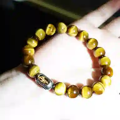 乃瑭 【甄选高品质】 八方来财招财纳福貔貅净化磁场多财多福好运上岸 百搭叠戴天然 虎眼石 手串 男女同款情侣款