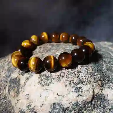 乃瑭 【甄选高品质】 八方来财招财纳福貔貅净化磁场多财多福好运上岸 百搭叠戴天然 虎眼石 手串 男女同款情侣款