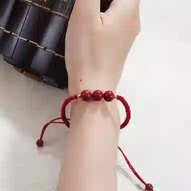 乃瑭 【鸿运当头】诸事顺遂 三生三世 与你一起 高品质新中式本命年转运珠古风国风守护好运吉祥上岸 朱砂 手绳 男女同款情侣款