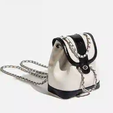 MARKANGARO Backpack White Black