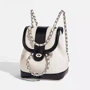 MARKANGARO Backpack White Black