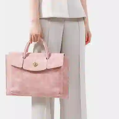 MARKANGARO Air14 PU Laptop Bag Pink