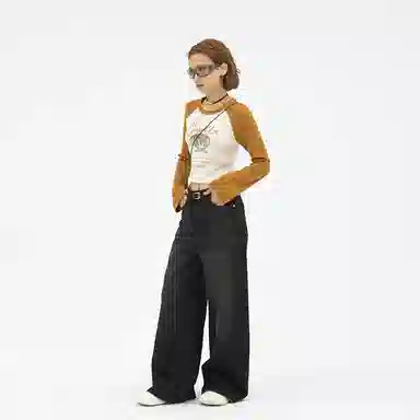 Apparition Wide Leg Jeans Retro Blue