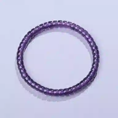 阿梵尼 九紫离火直切药片珠好运天然 紫水晶 手串 女款