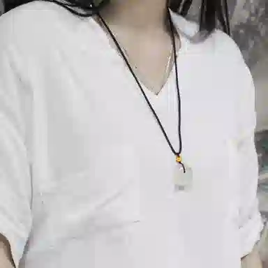 阿梵尼 弥勒佛 观音 叶子 平安扣本命守护佛祖编绳 玉髓 吊坠 男女同款情侣款