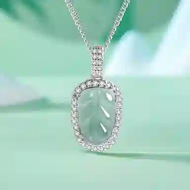 阿梵尼 新中式优雅清冷风 显白轻奢 时髦简约时尚百搭高级感#好运天然 玉髓 项链 女款