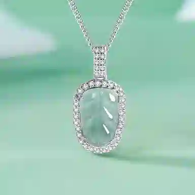 阿梵尼 新中式优雅清冷风 显白轻奢 时髦简约时尚百搭高级感#好运天然 玉髓 项链 女款