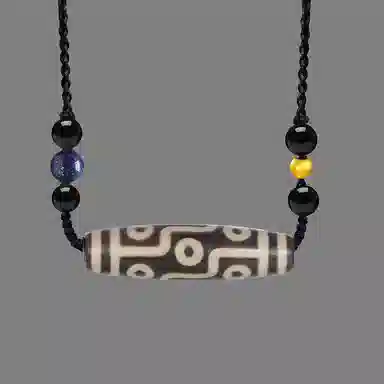 阿梵尼 西藏圣物 九眼天珠#好运 玛瑙 项链 男女同款情侣款