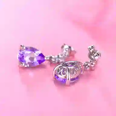 阿梵尼 优雅轻奢高级大气 水晶 玉石耳环 女款