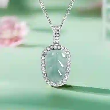 阿梵尼 新中式优雅清冷风 显白轻奢 时髦简约时尚百搭高级感#好运天然 玉髓 项链 女款