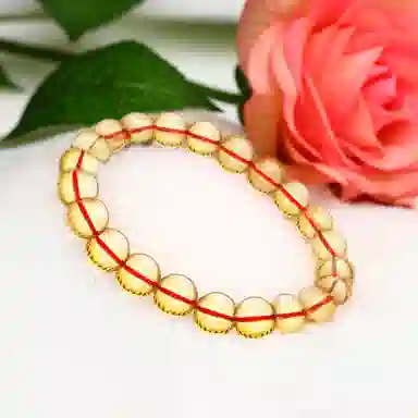 阿梵尼 黄 紫晶宝石手珠 民族风单圈 水晶 手串 女款