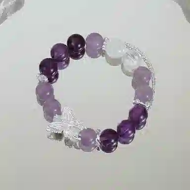 阿梵尼 【财源广进】新中式国潮招财纳福 财源滚滚小众轻奢设计简约百搭复好运礼盒天然 紫水晶 手串 女款