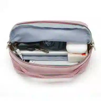 真维斯 日韩学院风休闲百搭高颜值初高中大学生上课多功能便携通勤 织物 斜挎包腰包单肩包邮差包 常规 男女同款情侣款 多色