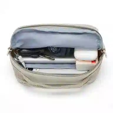 真维斯 日韩学院风休闲百搭高颜值初高中大学生上课多功能便携通勤 织物 斜挎包腰包单肩包邮差包 常规 男女同款情侣款 多色