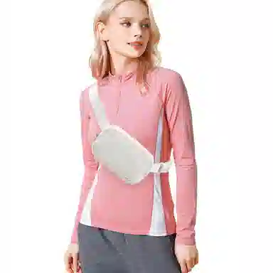 真维斯 简约百搭高颜值休闲纯色多功能通勤户外运动骑行跑步便携 织物 腰包胸包背包手机包 常规 男女通用 多色