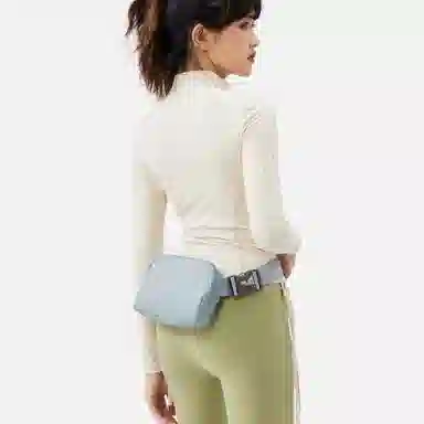 真维斯 简约百搭高颜值休闲纯色多功能通勤户外运动骑行跑步便携 织物 腰包胸包背包手机包 常规 男女通用 多色