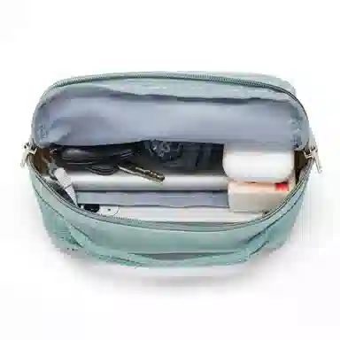 真维斯 日韩学院风休闲百搭高颜值初高中大学生上课多功能便携通勤 织物 斜挎包腰包单肩包邮差包 常规 男女同款情侣款 多色