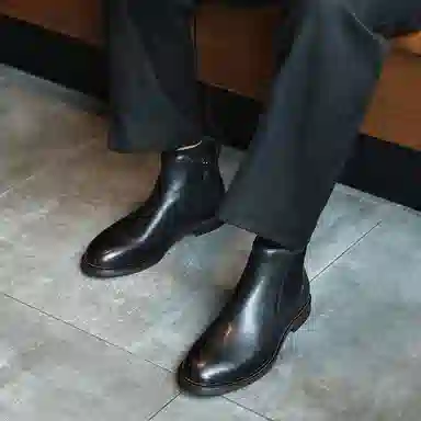 BOSSSUNWEN Chelsea Boots 3cm Black