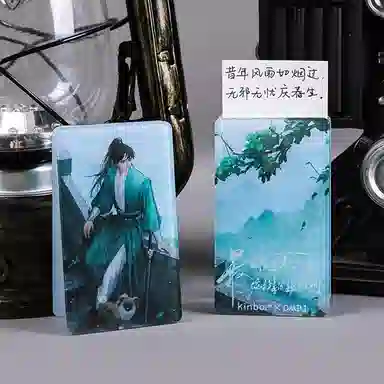 广博 盗墓笔记角色 醉饮湖山 亚克力立牌 吴邪亚克力夹手帐夹 文件夹子 高颜值 票据金属夹 笔夹零食夹
