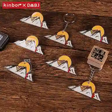 广博 盗墓笔记角色 夜光金属胸针 钥匙扣  拾年 吴邪张起灵王胖子周边  二次元 /徽章