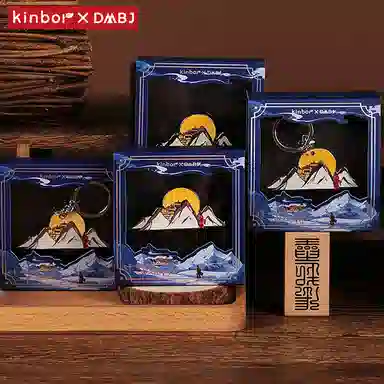 广博 盗墓笔记角色 夜光金属胸针 钥匙扣  拾年 吴邪张起灵王胖子周边  二次元 /徽章