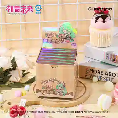 广博 初音未来 贩卖甜蜜系列 二次元毛绒吧唧高颜值可爱解压  徽章