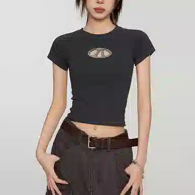 Bodafee Retro Cutout Tee