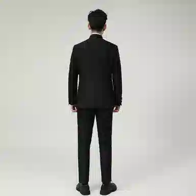 JOHNHOLLIS Black Suit Set