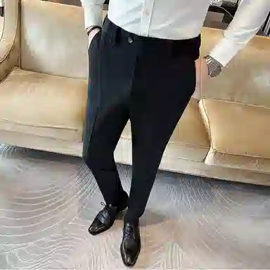 JOHNHOLLIS Business Casual Trousers