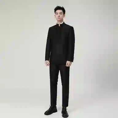 JOHNHOLLIS Black Suit Set