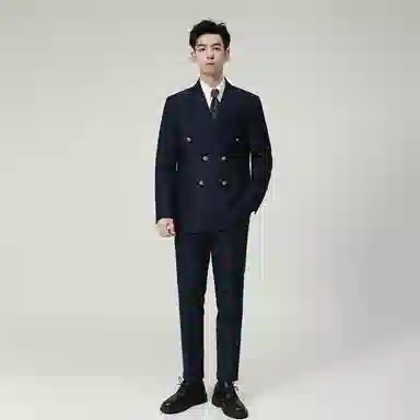 JOHNHOLLIS Blazer Double-Breasted Suit