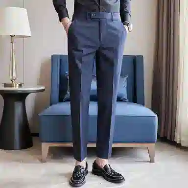 JOHNHOLLIS Straight Leg Casual Pants