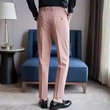 JOHNHOLLIS Straight Leg Casual Pants