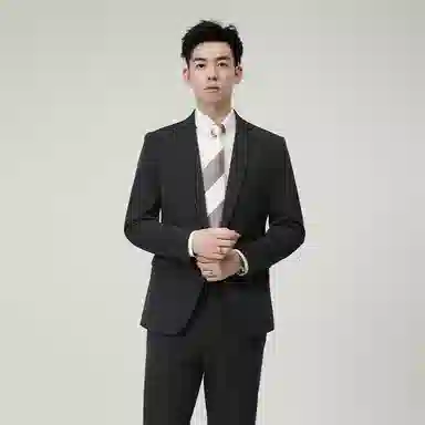 JOHNHOLLIS Dotted Stripe Suit