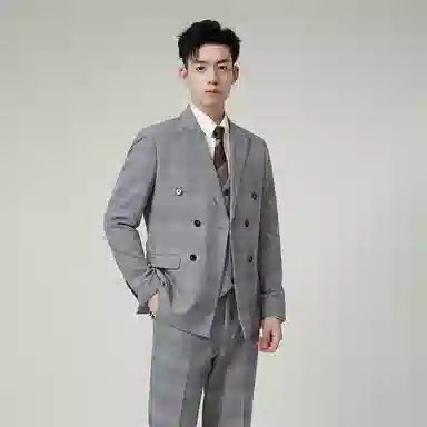 JOHNHOLLIS Houndstooth Suit Set